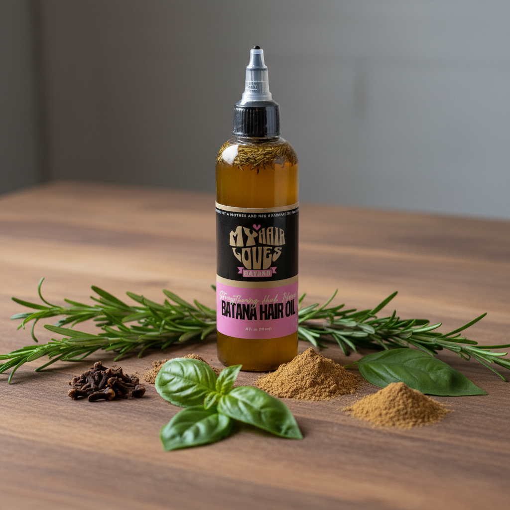 Strengthening Herb Infused Batana Hair Oil - My Hair Loves Batana