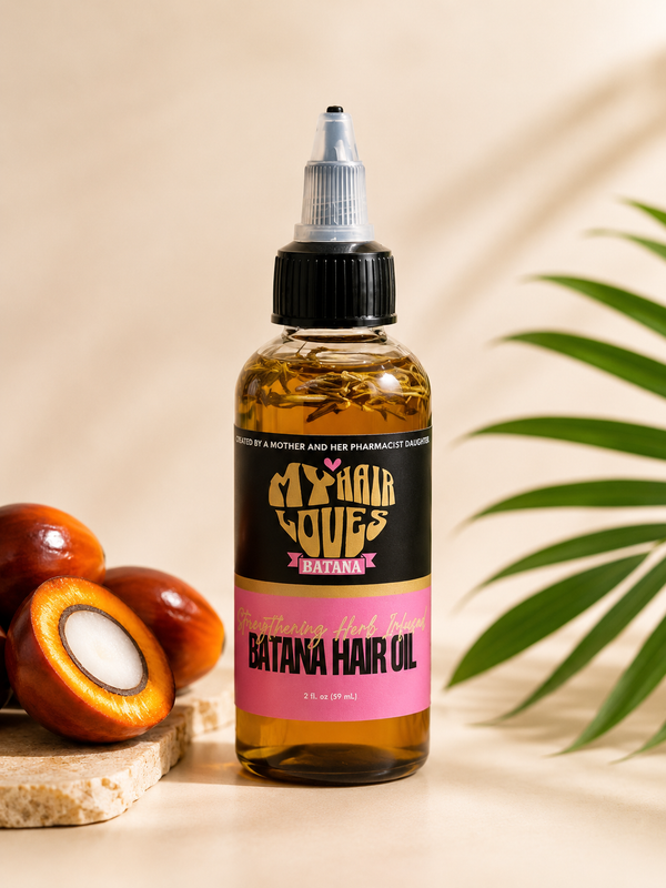 Strengthening Herb Infused Batana Hair Oil 2 oz