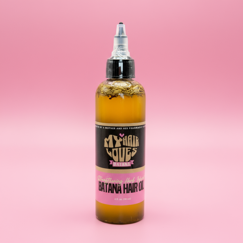 Strengthening Herb Infused Batana Hair Oil 4 oz